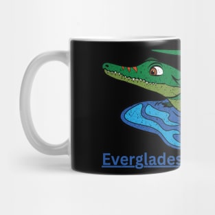 Everglades National Park Vintage Alligator Mug